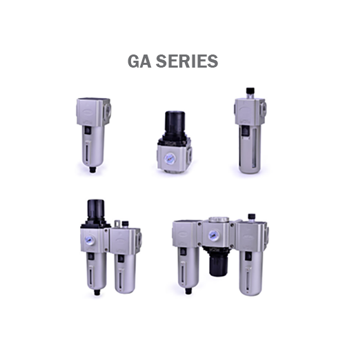 GA200T-P1 AIRTAC FRL PART<br>GA200 SERIES BODY TO BODY CLAMP W/T MNT